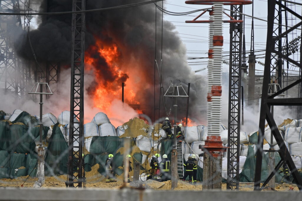 Russian Drones Hit Energy Facilities in Ukraine