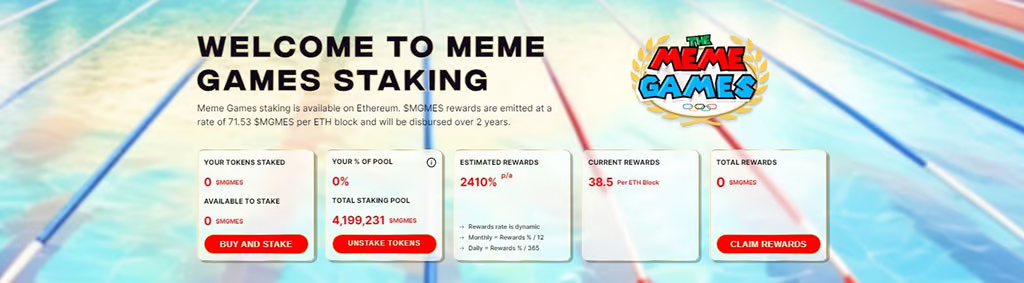 Meme Games ($MGMES) Crypto Gamifi Project is on Presale