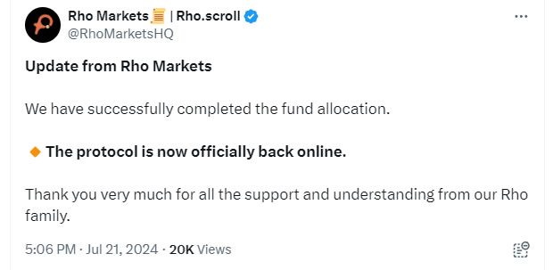 Source: Rho Markets