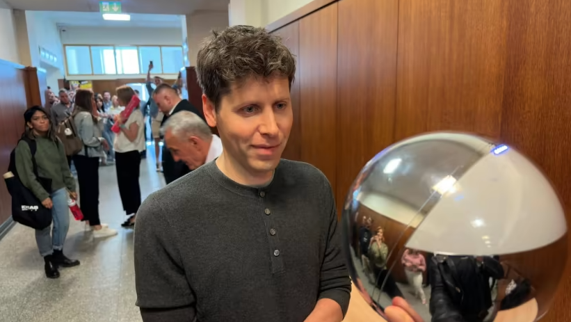 OpenAI CEO Sam Altman getting signed up for Worldcoin. Source: CNA
