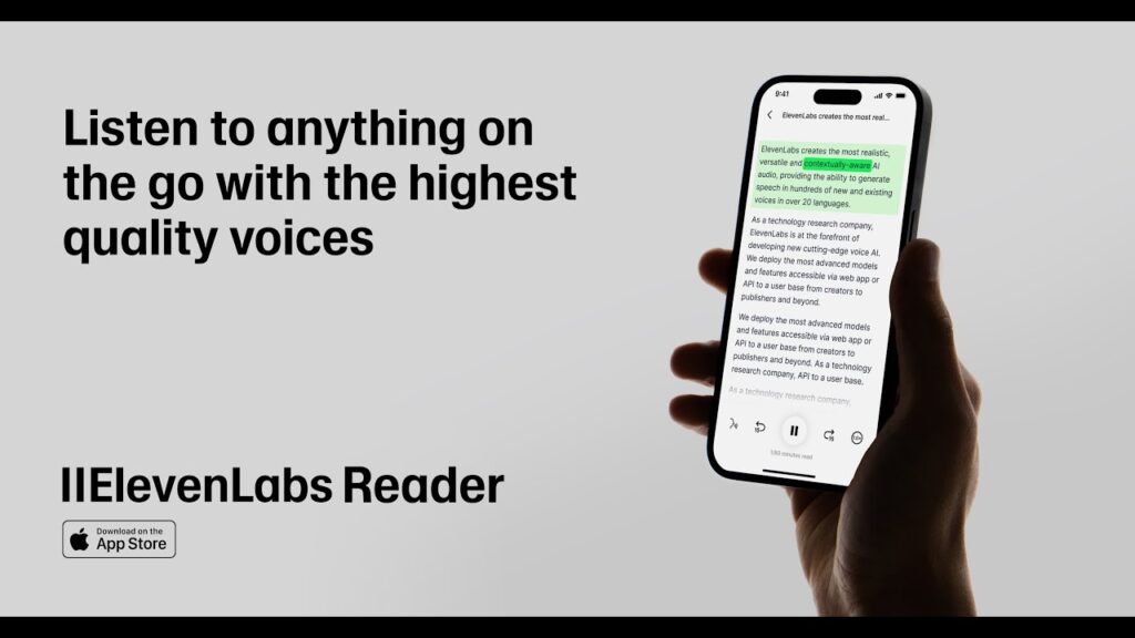 ElevenLabs' Reader Launches Worldwide