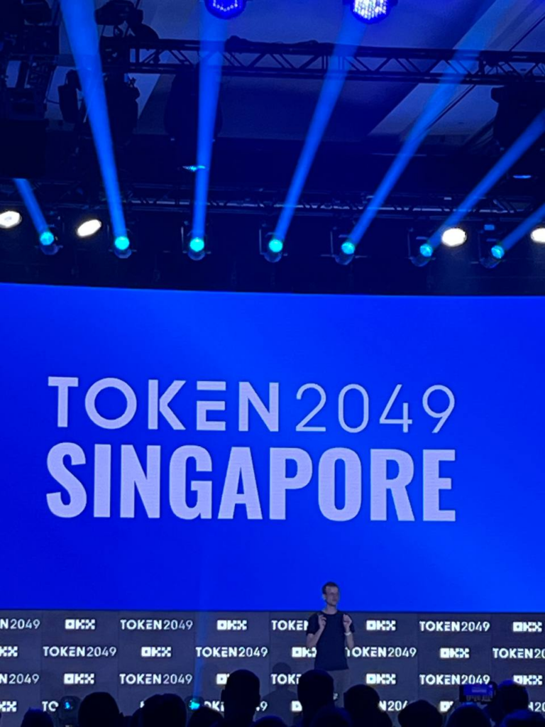 Vitalik Buterin, Token 2049, Singapore. Source: Cointelegraph