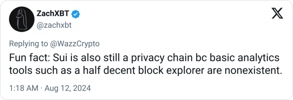 ZachXBT Slams L1 Chain Block Explorers, Demands Overhaul - Protechbro