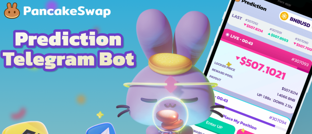 Prediction Telegram Bot. Source: PancakeSwap