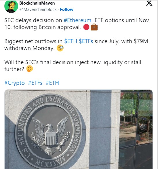 SEC Delays Spot Ethereum ETF Decisions - Protechbro: Top Stories on Bitcoin, Ethereum, Web3, & Blockchain