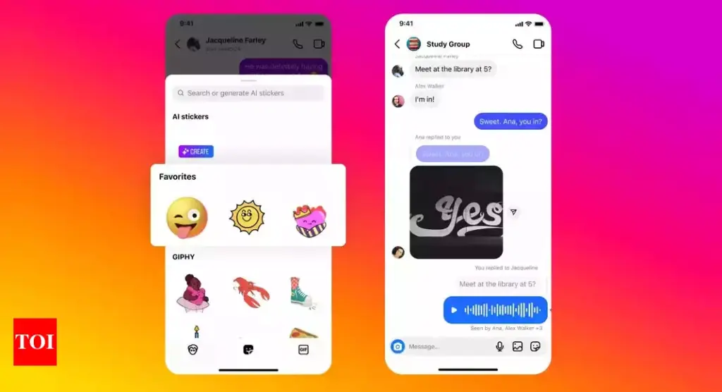 Instagram Adds Stickers, Editing, Themes to DMs