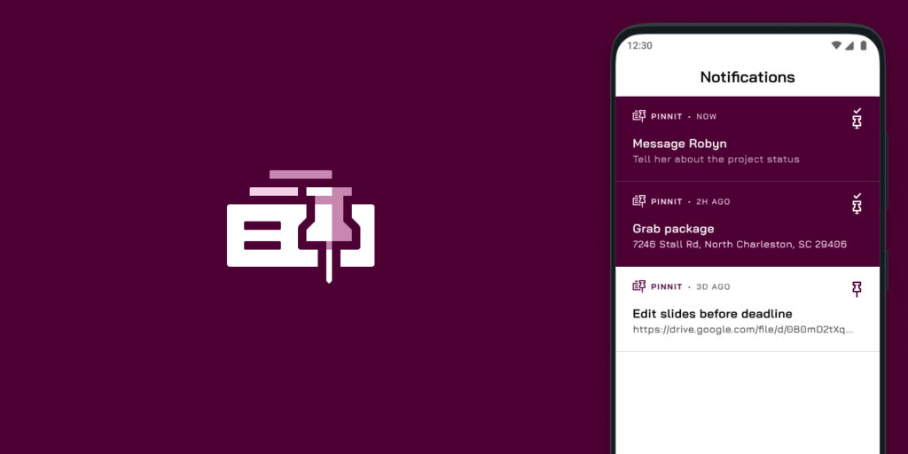Pinnit Android App Enables Searching Notification History