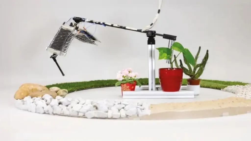 Electro-Hydraulic Muscles Help Robot Legs on Uneven Terrain