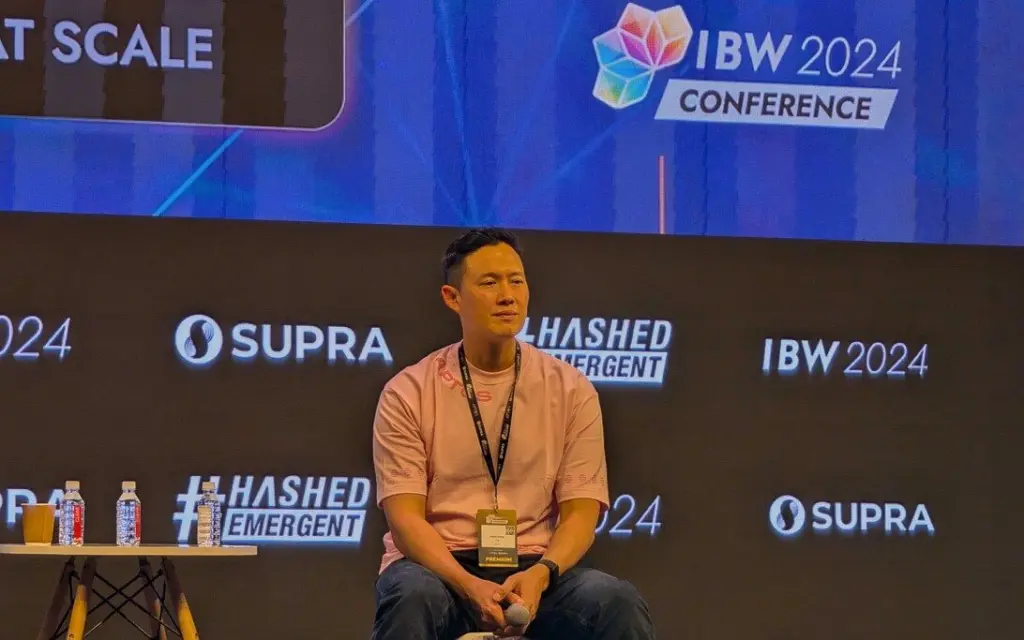 Aptos chief technology officer and co-founder Avery Ching at the Indian blockchain Conference 2024. Source: Cointelegraph 