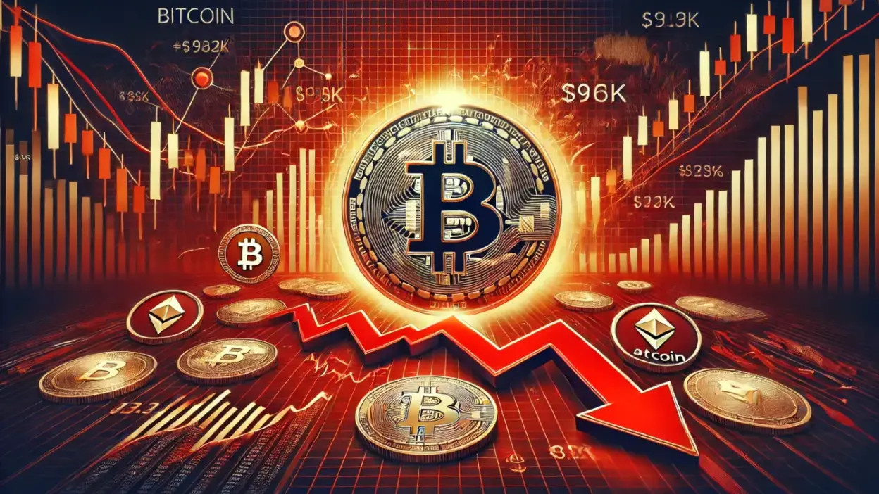 Crypto Sentiment Index Falls, Bitcoin Dips Below $92K