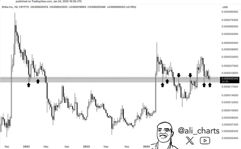 Shiba Inu Burn Rate Soars 800%, Price Recovery Looms - Protechbro: Top Stories on Bitcoin, Ethereum, Web3, & Blockchain Ali Martinez spotlights SHIB price support zone