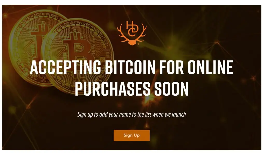 Heritage Distilling plans to accept Bitcoin for online purchases soon. Source: Heritage Distilling website