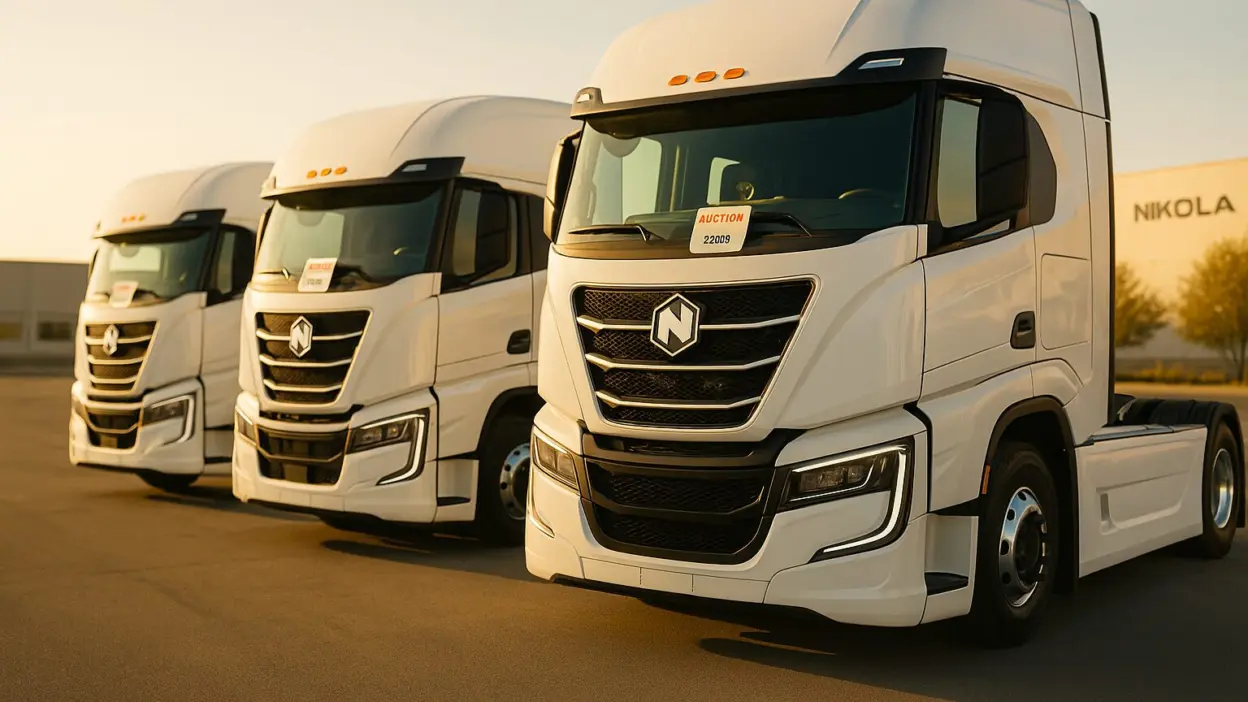 Nikola’s Hydrogen Trucks Head to Auction Block