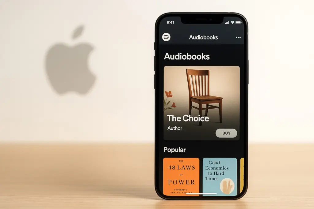 Apple Lets Spotify Sell Audiobooks in U.S. App