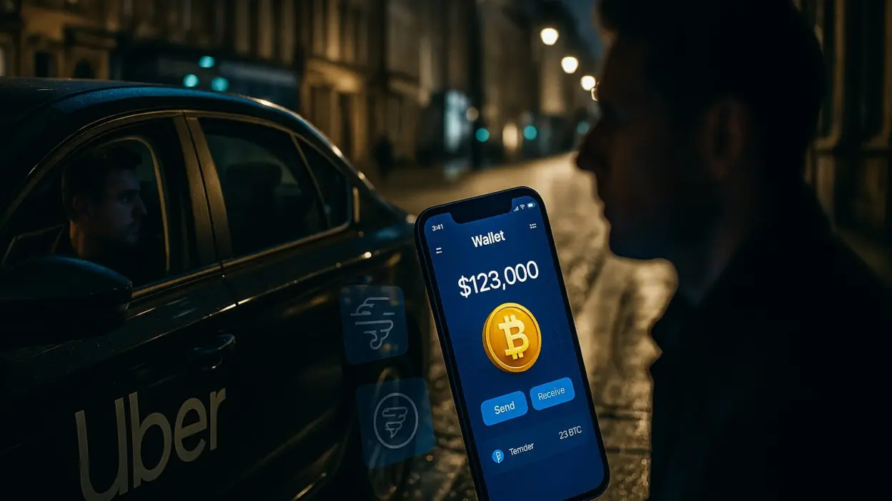 London Uber Driver Steals $123K in Crypto
