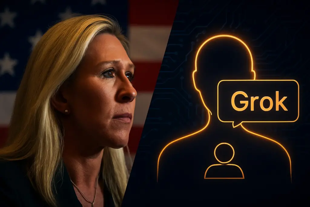 Marjorie Taylor Greene Clashes With AI Grok
