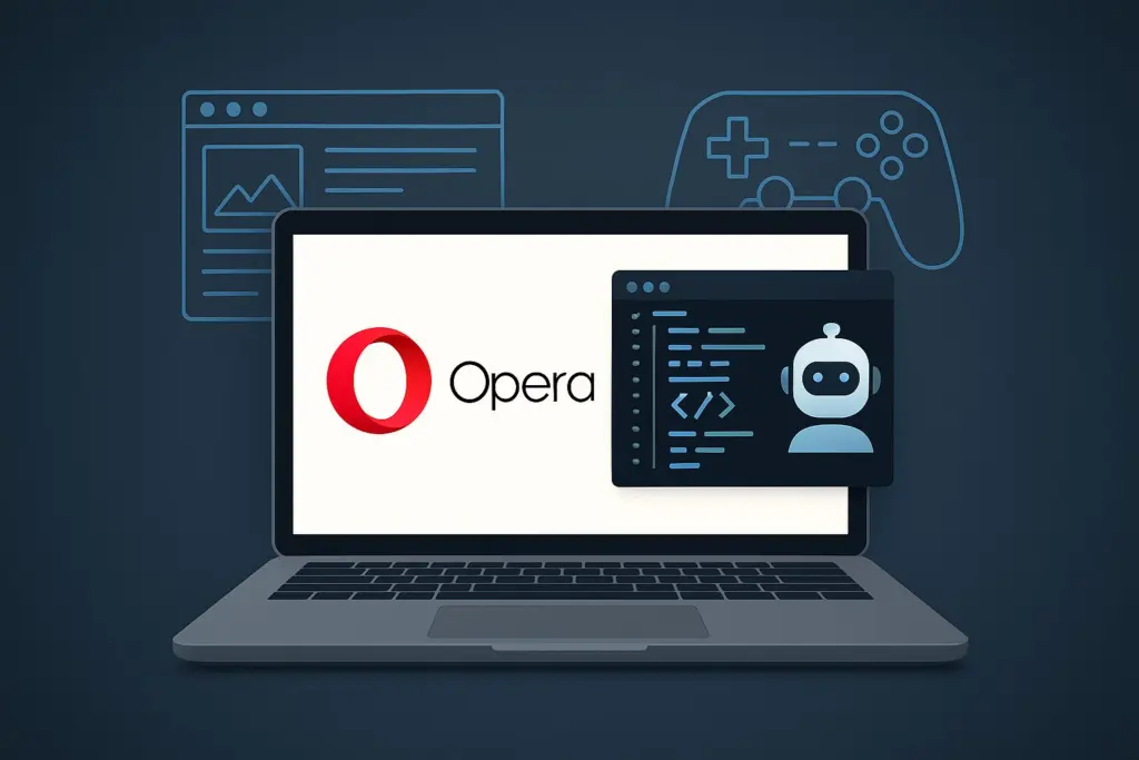 Opera Browser Adds AI Coding for Sites, Games