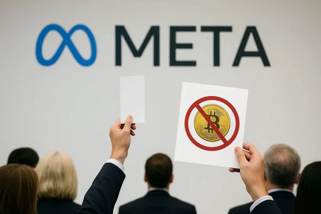 Meta Shareholders Reject Bitcoin Treasury Proposal