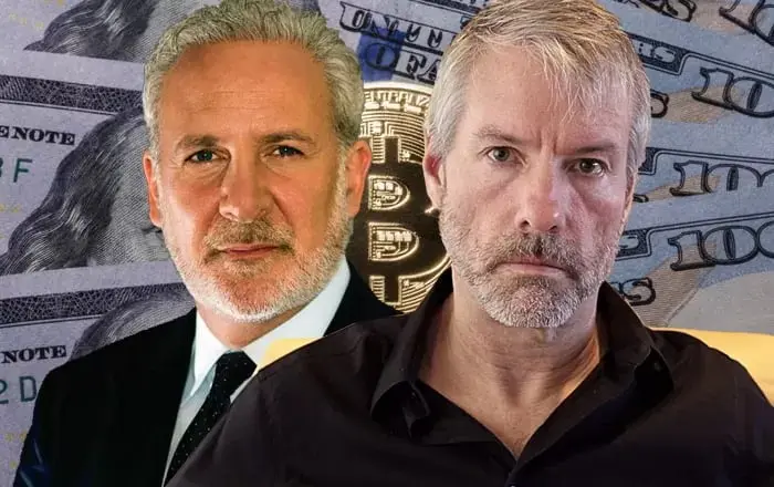 Peter Schiff Criticizes Michael Saylor Over Bitcoin Use