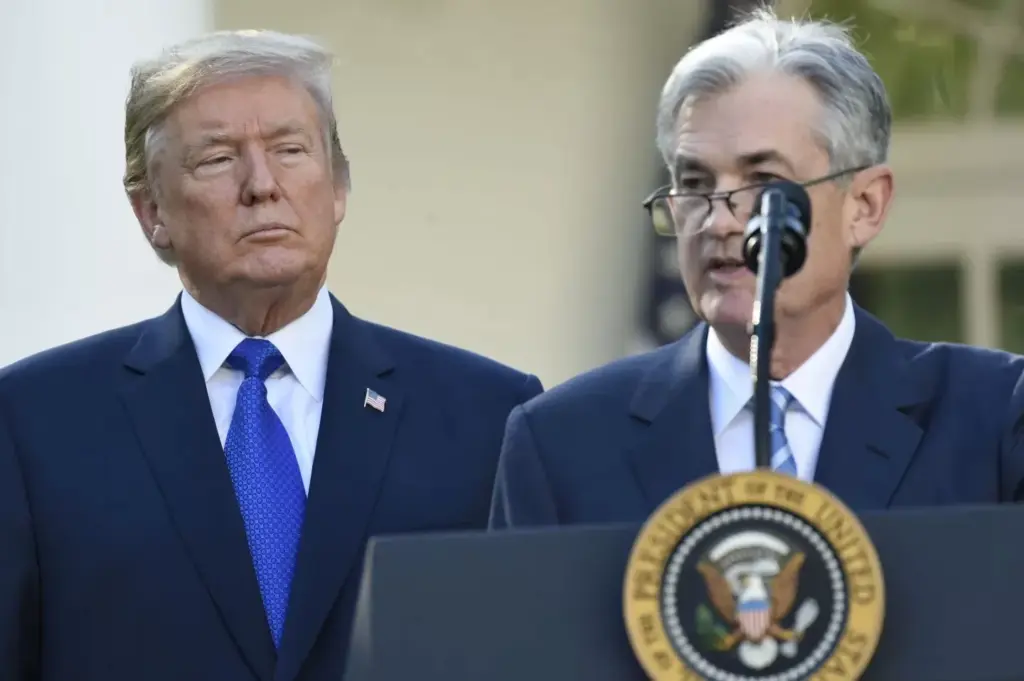 Jerome Powell Holds Meeting With Donald Trump