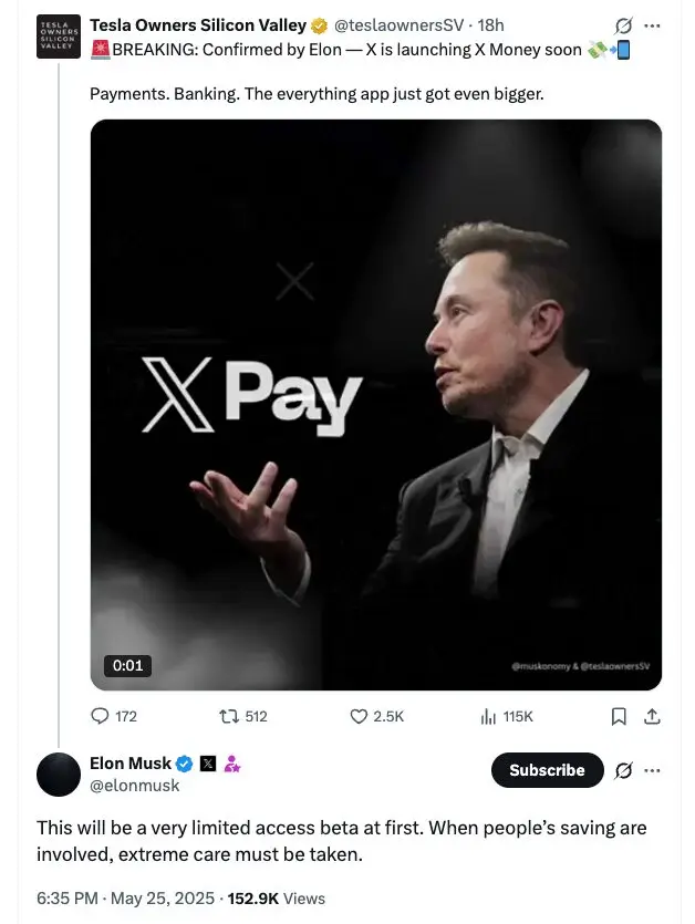Source: Elon Musk