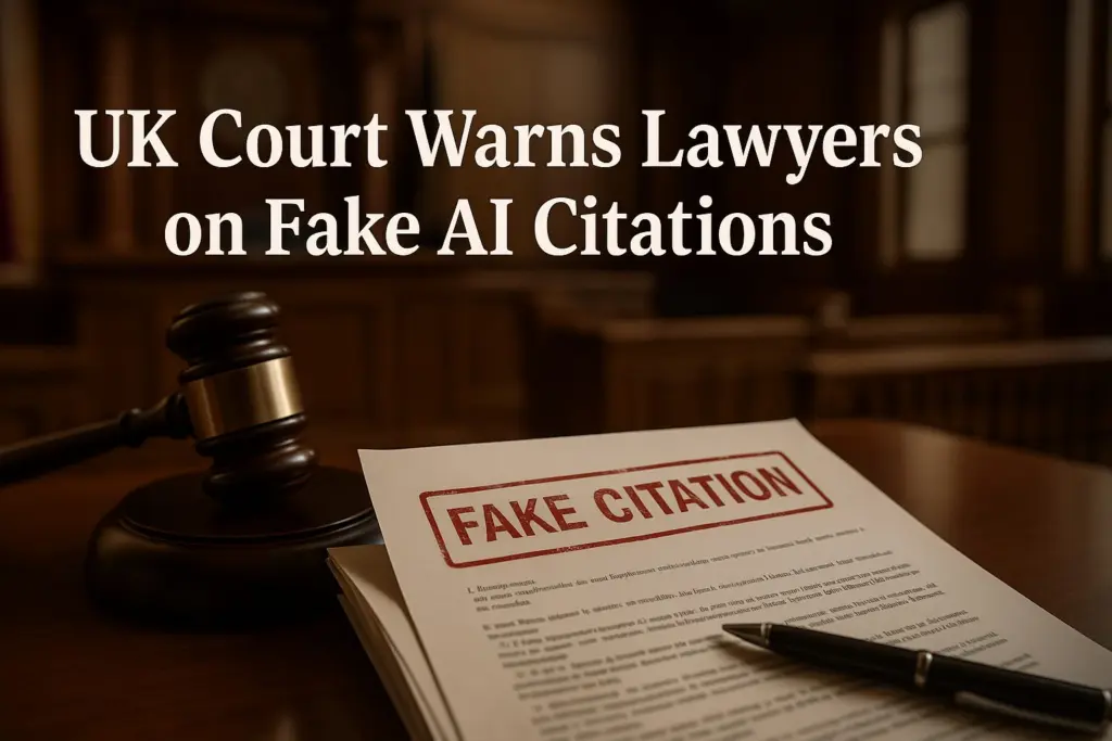 UK Court Warns Lawyers on Fake AI Citations