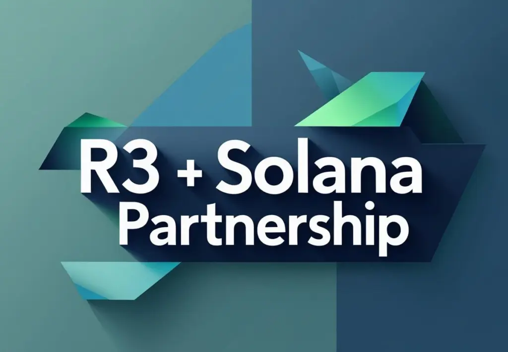 R3 + Solana Partnership: The Institutional Bridge to Public Blockchains