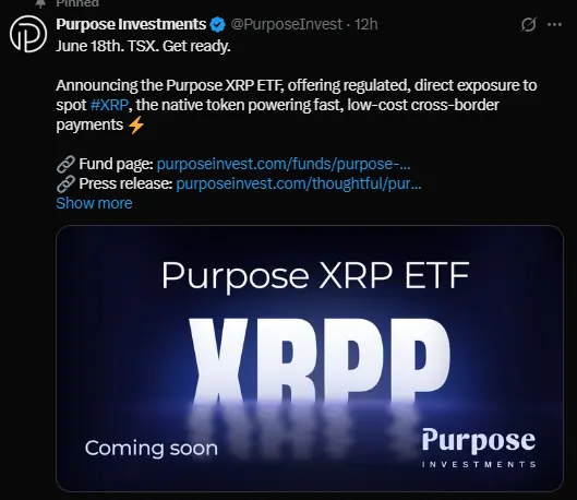 Purpose Investments ETF 