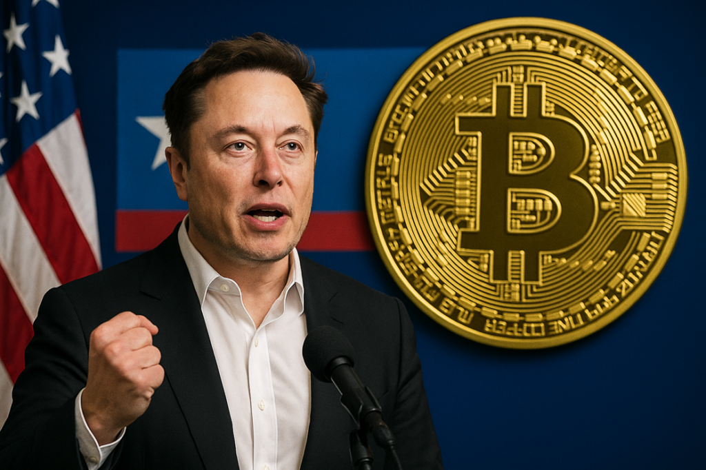 Elon Musk’s America Party Embraces Bitcoin