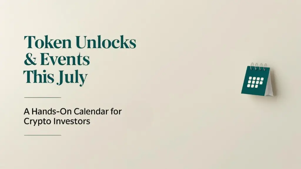 Token Unlocks & Events This July: A Hands-On Calendar for Crypto Investors