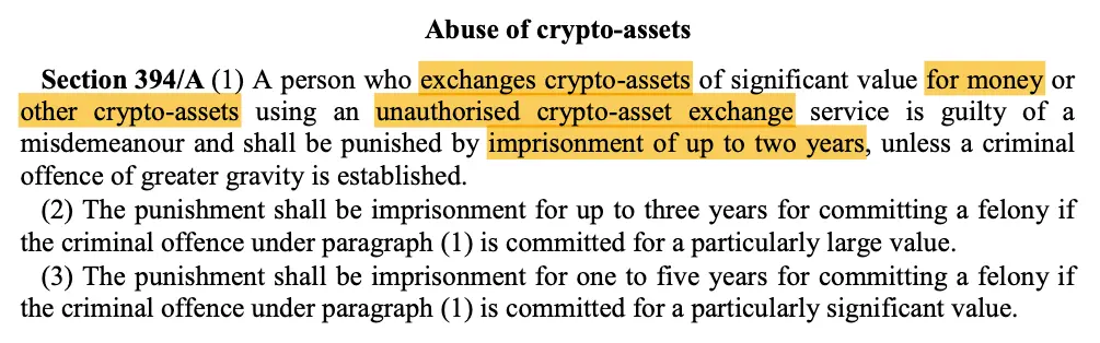 Hungary Sets 2-Year Prison Term for Illegal Crypto Trading - Protechbro: Top Stories on Bitcoin, Ethereum, Web3, & Blockchain