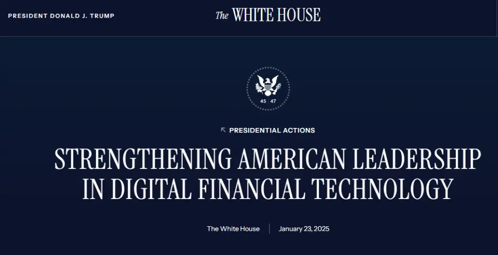 Source: White House, Donald Trump Executive Order