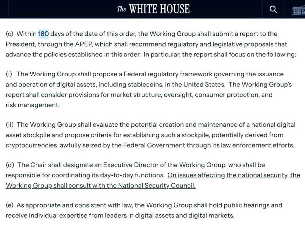 White House Crypto Report: Is US Planning BTC Reserve - Protechbro: Top Stories on Bitcoin, Ethereum, Web3, & Blockchain