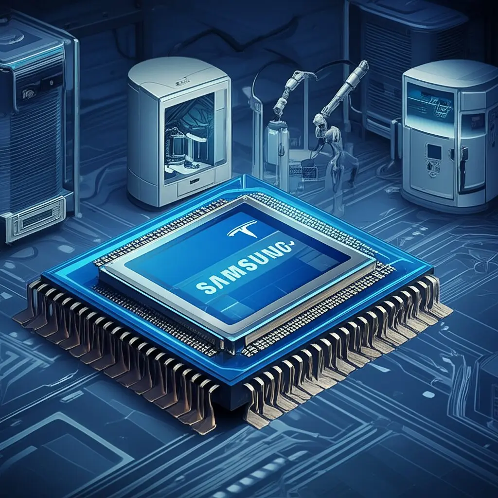 Tesla Signs $16.5B Deal for Samsung AI Chips
