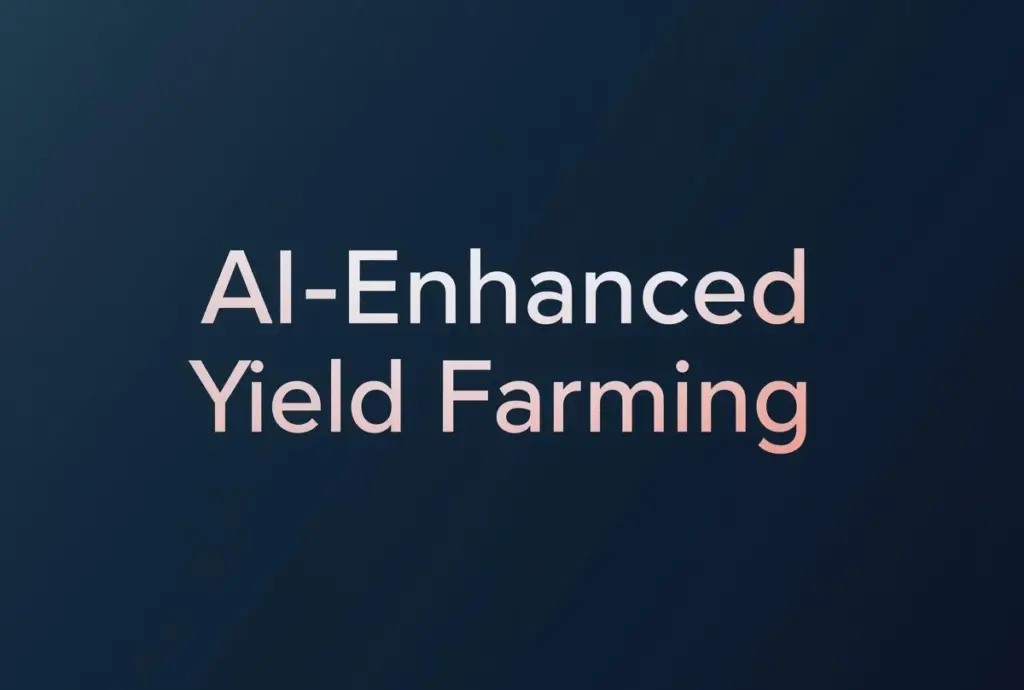 AI-Enhanced Yield Farming: Smarter Strategies with Lower Risks
