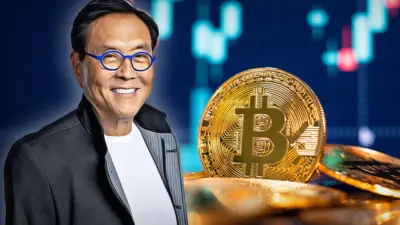 Kiyosaki Sees 'Major Boom' For BTC, Trouble For Stocks