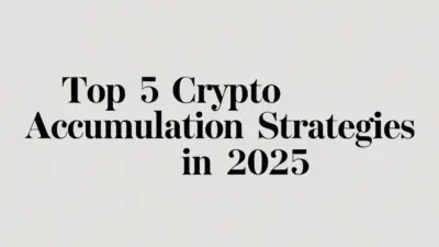 Top 5 Crypto Accumulation Strategies in 2025