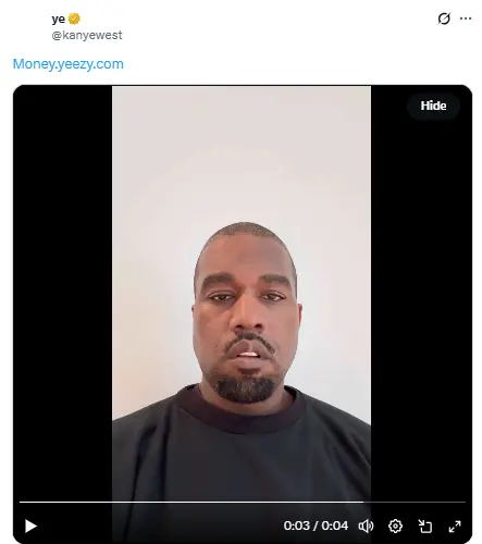 YZY Token Price Swings Wildly In First 24 Hours - Protechbro: Top Stories on Bitcoin, Ethereum, Web3, & Blockchain YZY Token Price Swings Wildly In First 24 Hours - Protechbro: Top Stories on Bitcoin, Ethereum, Web3, & Blockchain