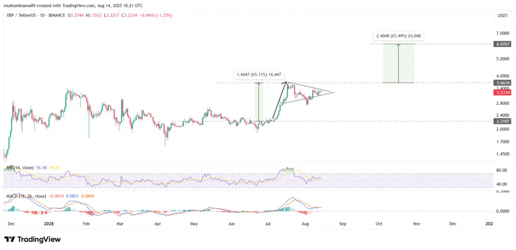 XRP/USDT: 1-day Chart (Source: TradingView)